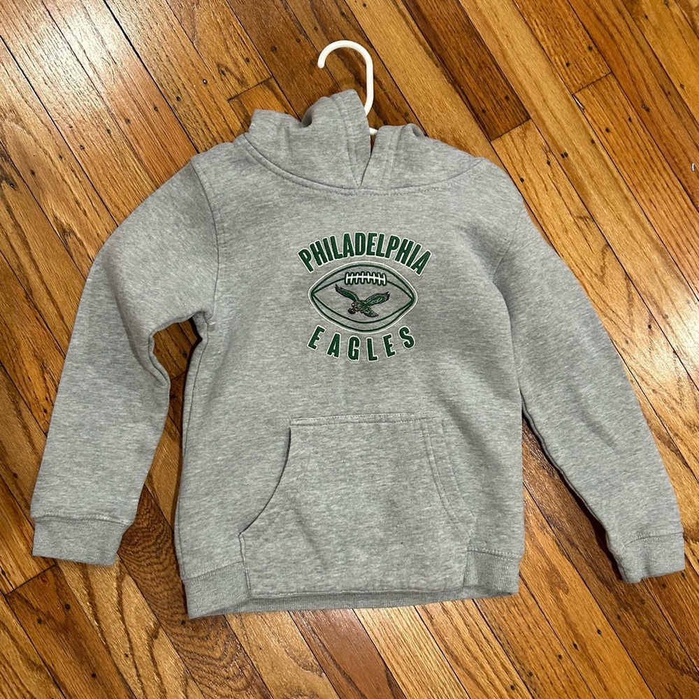 Philadelphia Eagles Kids Gray Hoodie